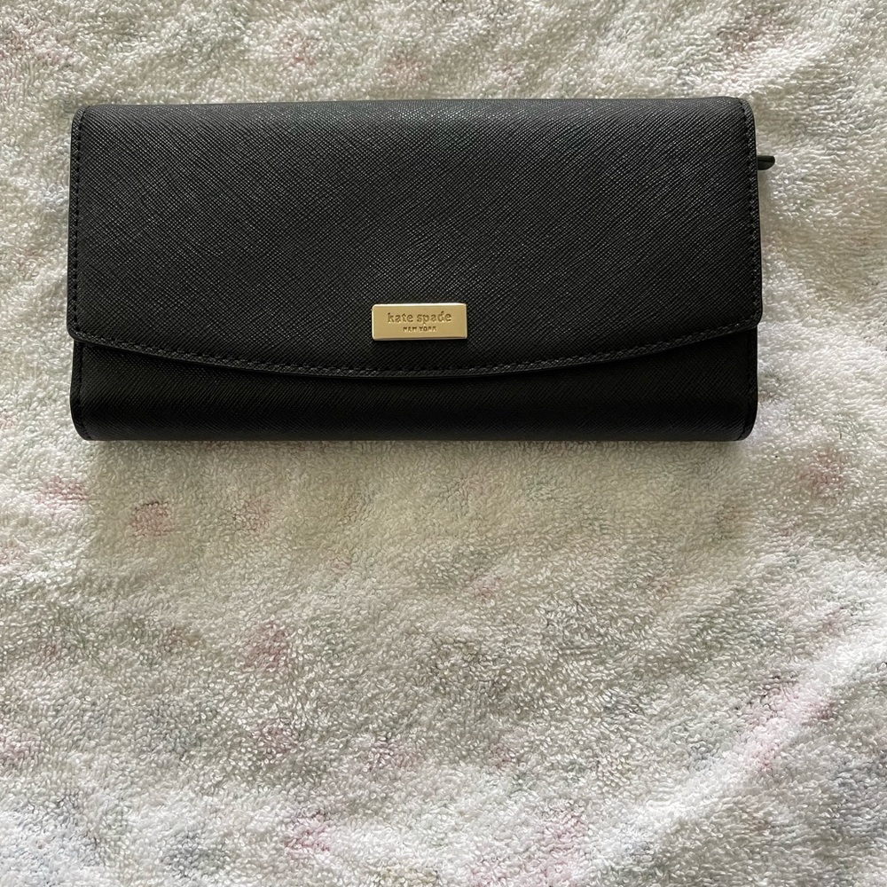 Kate Spade Black Leather Wallet